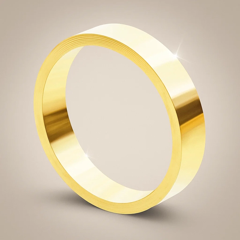 ARGOLLA MATRIMONIO TUBO ORO AMARILLO 3.0 MM #8 - 3