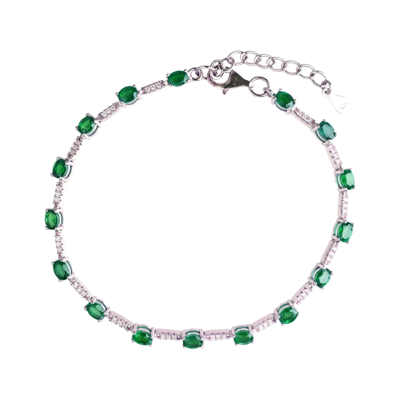 PULSERAS DE ESMERALDA NATURAL EN GRIFAS - 1