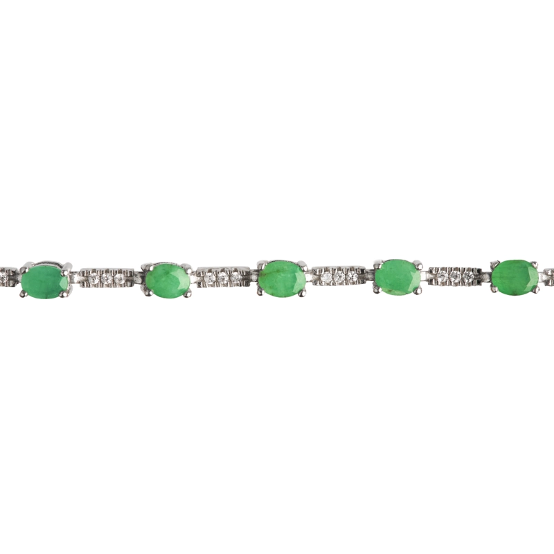 PULSERAS DE ESMERALDA NATURAL EN GRIFAS - 2