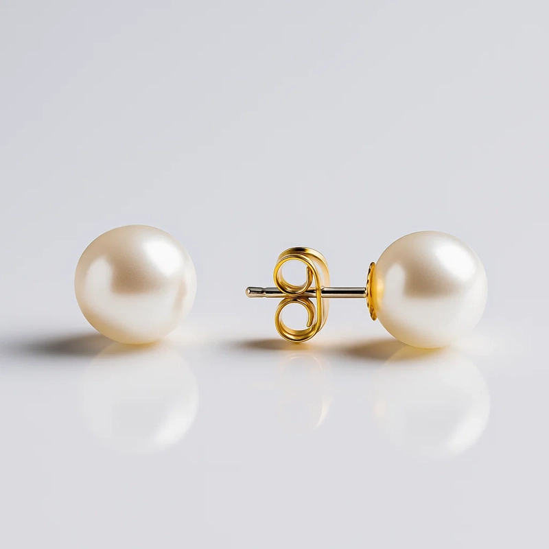 AROS PERLAS AKOYA VASTAGO ORO BLANCO 18K - 5.5 A 6MM - 2