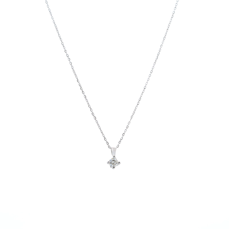 PUNTO DE LUZ ORO BLANCO 18K 0.08CT - 3