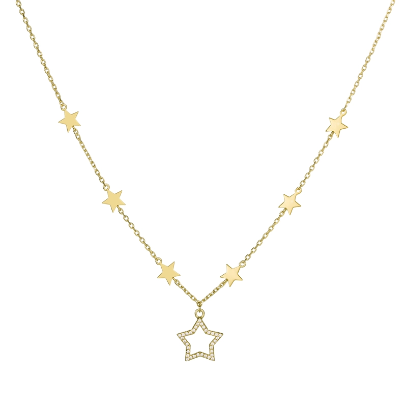 COLLAR ESTRELLA PLATA - 1