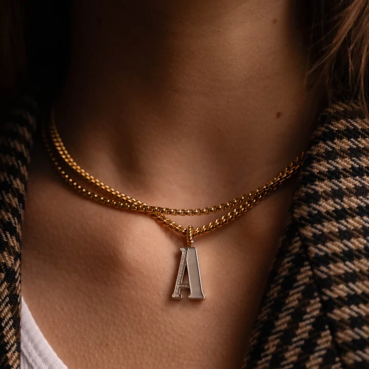 COLLAR TI SENTO LETRA 'N' 6840ZYN - 3