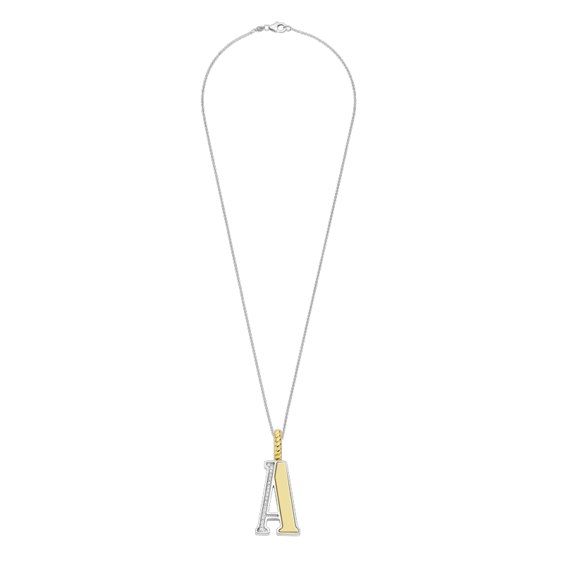 COLLAR TI SENTO LETRA 'A' 6840ZYA - 3