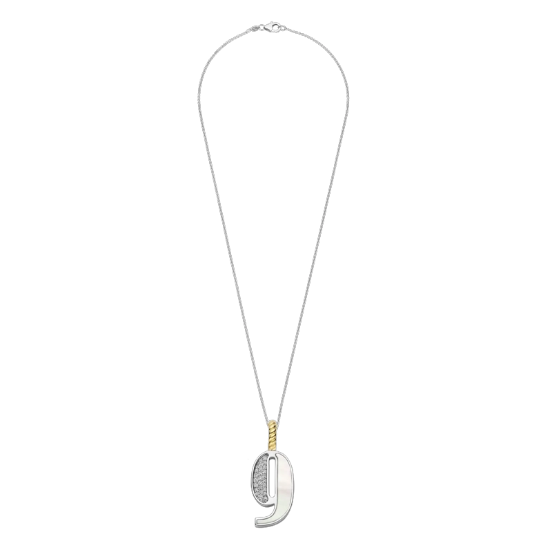 COLLAR TI SENTO NUMERO '9' 6841MW9 - 3