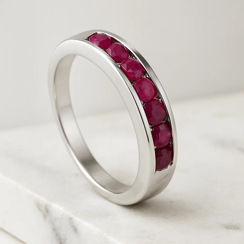 ANILLO RUBI BLOOM PLATA 925 #14 - 2