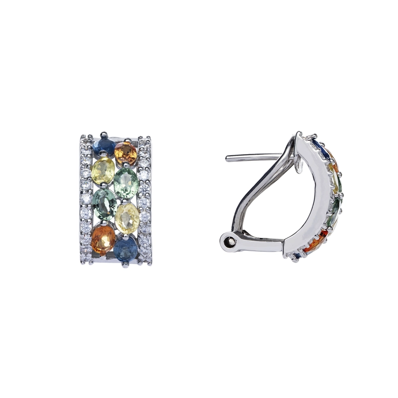 AROS BLOOM ZAFIROS COLORES NATURAL - 6,37CT - 1