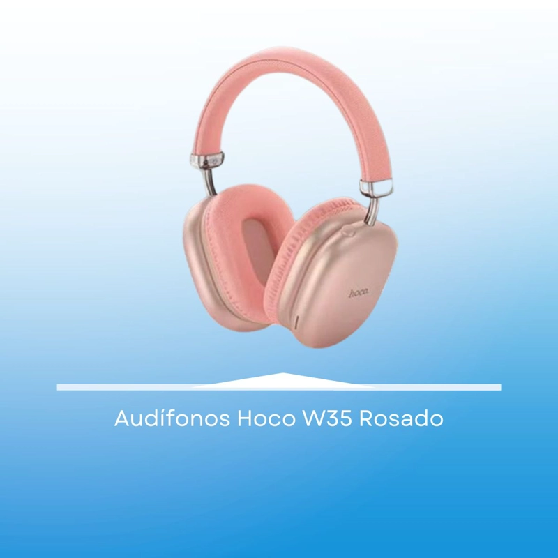 AUDIFONOS BLUETOOTH 90 HORAS BATERIA HIFI HOCO W35 MAX JOY  PLATA - 9
