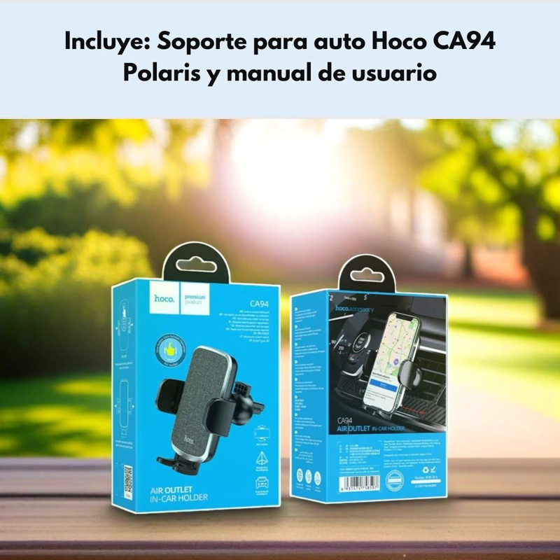 SOPORTE PARA AUTO HOCO CA94 POLARIS PARA REJILLA NEGRO - 7