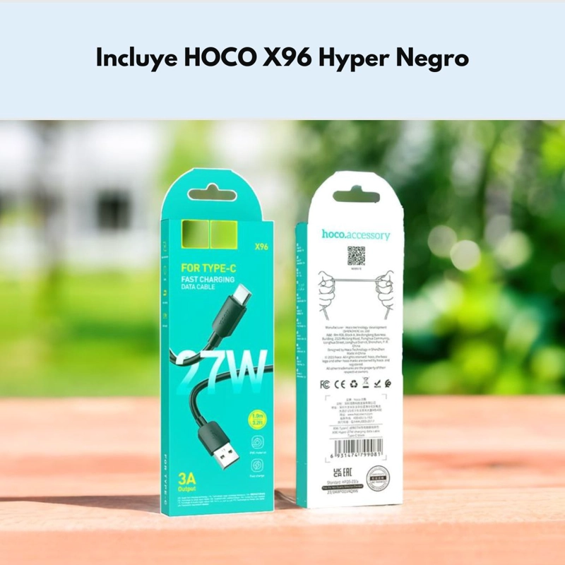 CABLE USB HOCO CON ENTRADA USB SALIDA TIPO C - 8