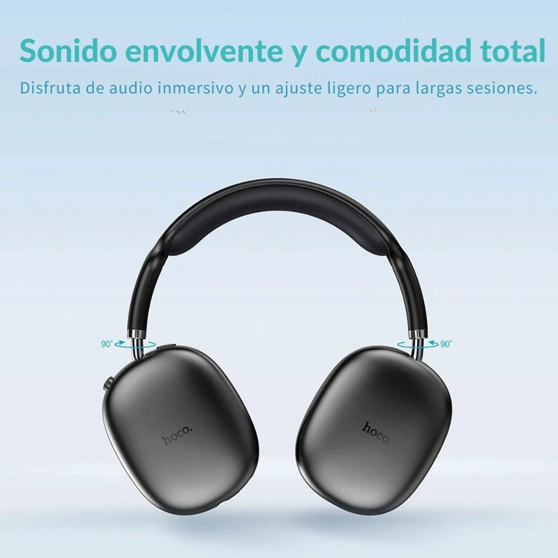 AUDIFONOS INALAMBRICOS 45 HRS BATERIA HOCO W35 AIR OVER EAR - 3