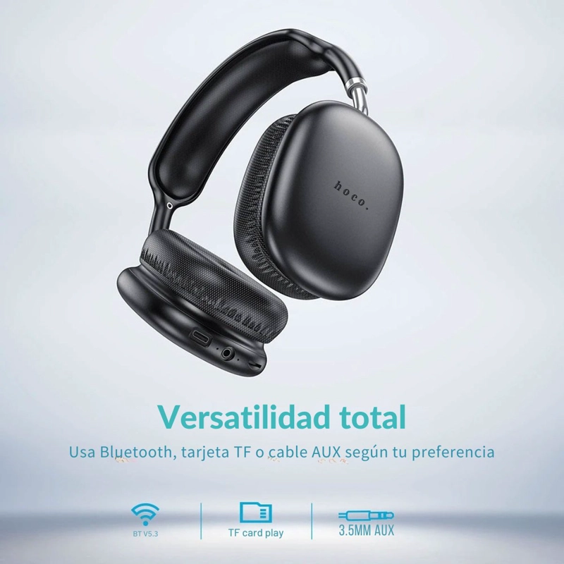 AUDIFONOS INALAMBRICOS 45 HRS BATERIA HOCO W35 AIR OVER EAR - 5