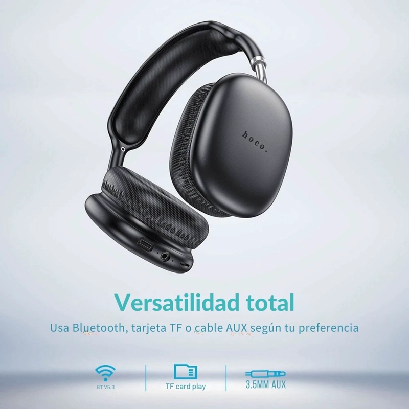 AUDIFONOS INALAMBRICOS 45 HRS BATERIA HOCO W35 AIR OVER EAR - 5