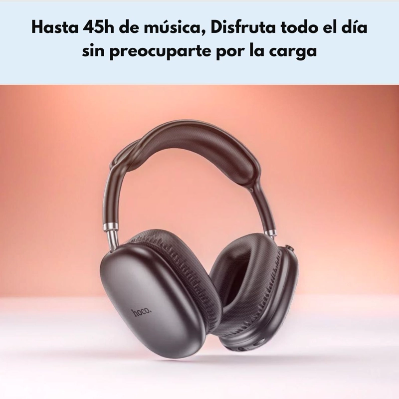 AUDIFONOS INALAMBRICOS 45 HRS BATERIA HOCO W35 AIR OVER EAR - 6