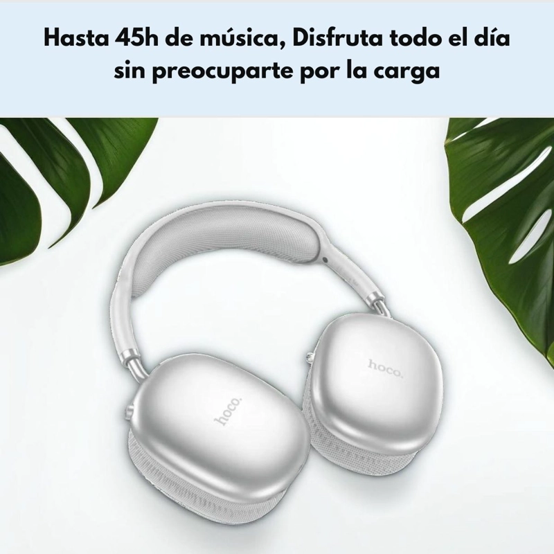 AUDIFONOS INALAMBRICOS 45 HRS BATERIA HOCO W35 AIR OVER EAR - 6