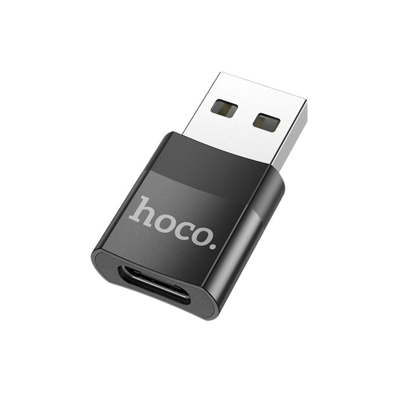 ADAPTADOR/OTG USB 2.0 A USB TIPO C HEMBRA COLOR NEGRO UA17 - 1