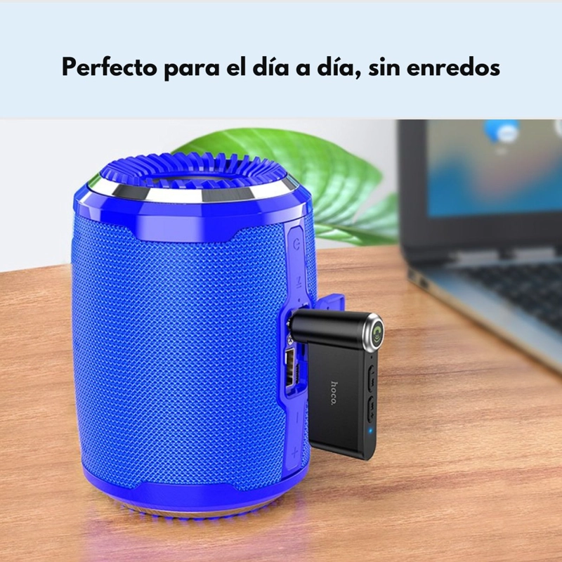 RECEPTOR BLUETOOTH AUTO AUX HOCO E58 MANOS LIBRES FM - 6
