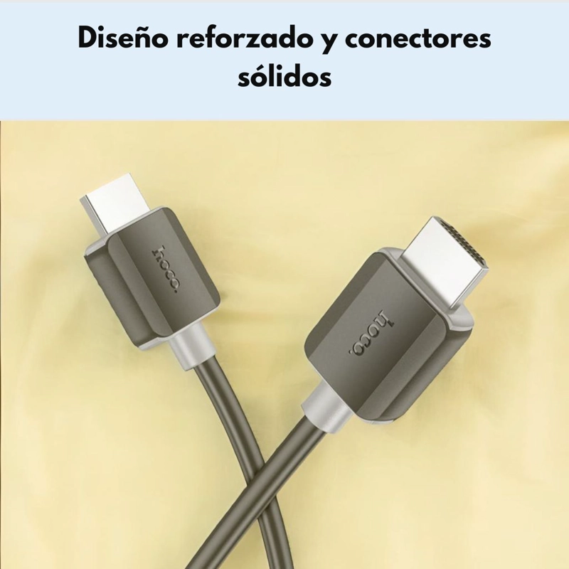 CABLE HOCO HDMI US08 4K HD 2M NEGRO - 4