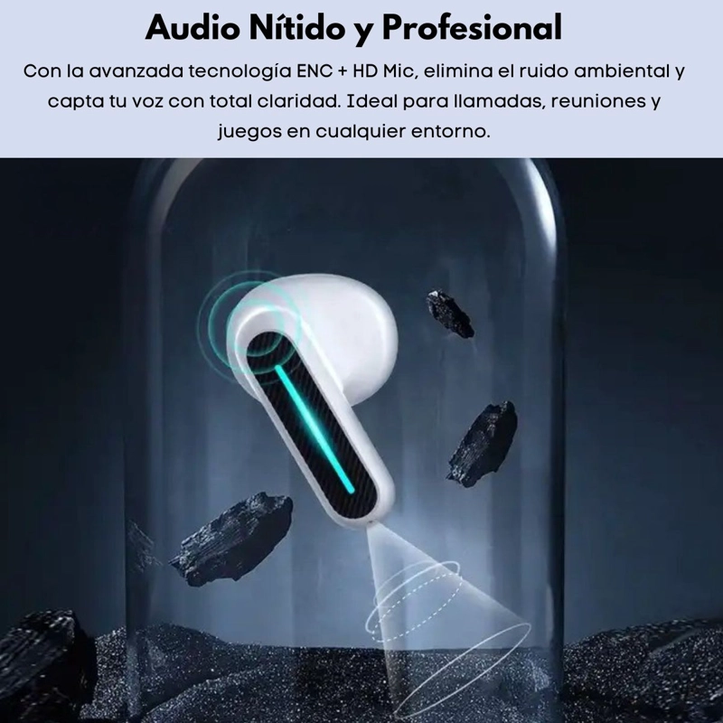 AUDIFONOS LANGSDOM TG10 TWS GAMING BLUETOOTH BAJA LATENCIA - 3
