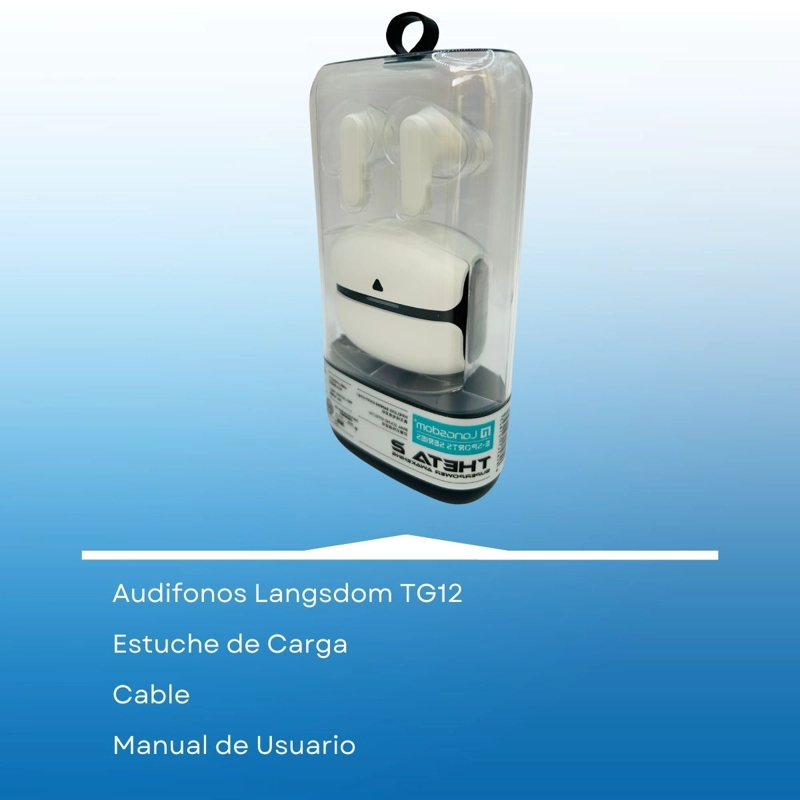 AUDIFONOS LANGSDOM TG17 BLUETOOTH TWS 9D ENC Y MICROFONO - 8