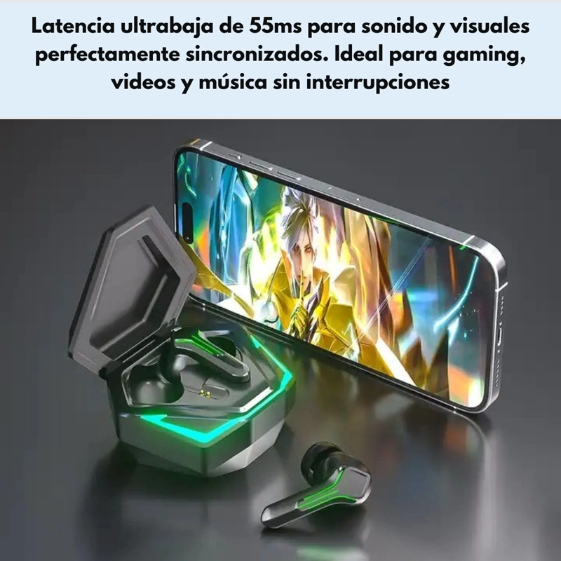 AUDIFONOS LANGSDOM TG17 BLUETOOTH TWS 9D ENC Y MICROFONO - 5