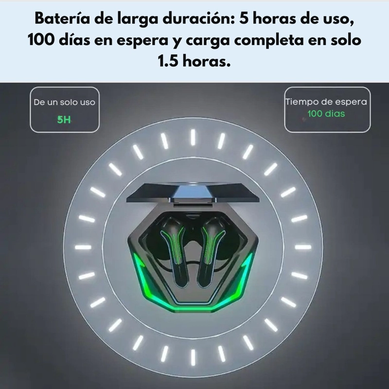 AUDIFONOS LANGSDOM TG17 BLUETOOTH TWS 9D ENC Y MICROFONO - 6