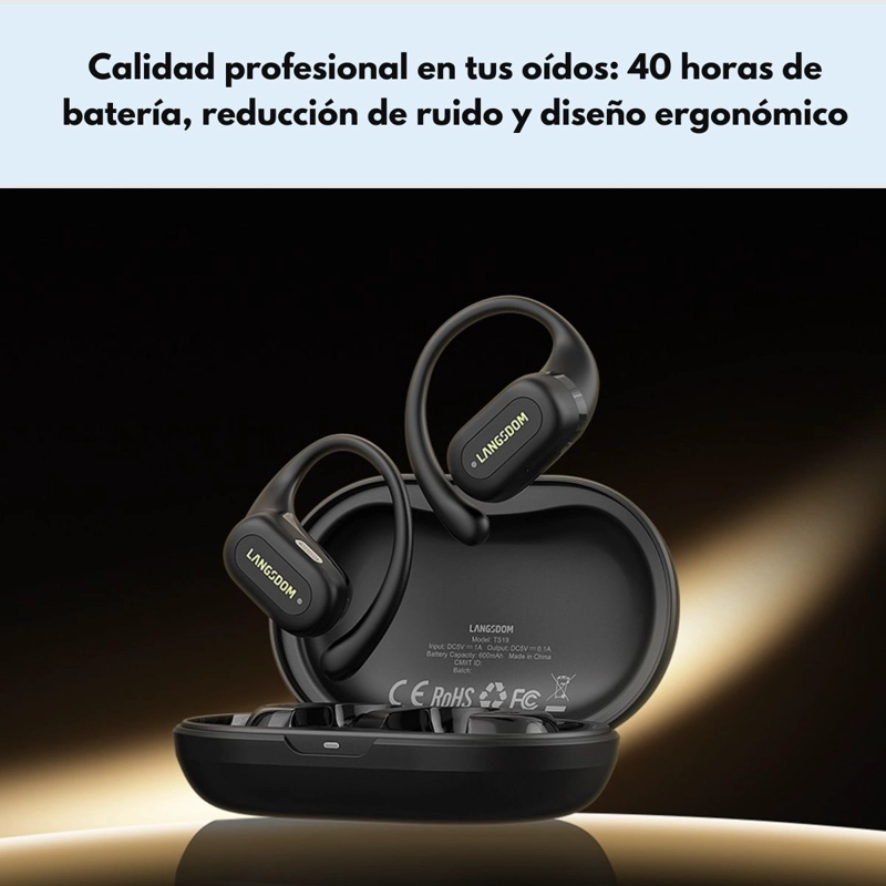 AUDIFONOS DEPORTIVO BLUETOOTH 5.4 TWS ENC IPX LANGSDOM TS19 - 7