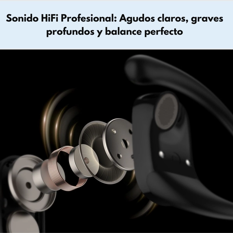 AUDIFONOS DEPORTIVO BLUETOOTH 5.4 TWS ENC IPX LANGSDOM TS19 - 8