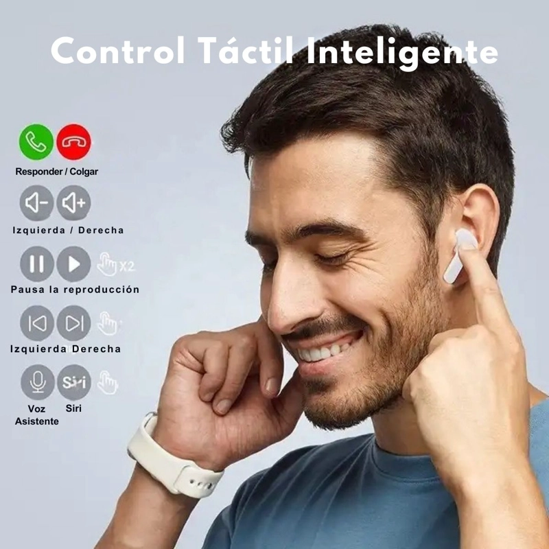 AUDIFONOS LANGSDOM TN56A TWS HIFI BLUETOOTH 5.3 MICROFONO - 5