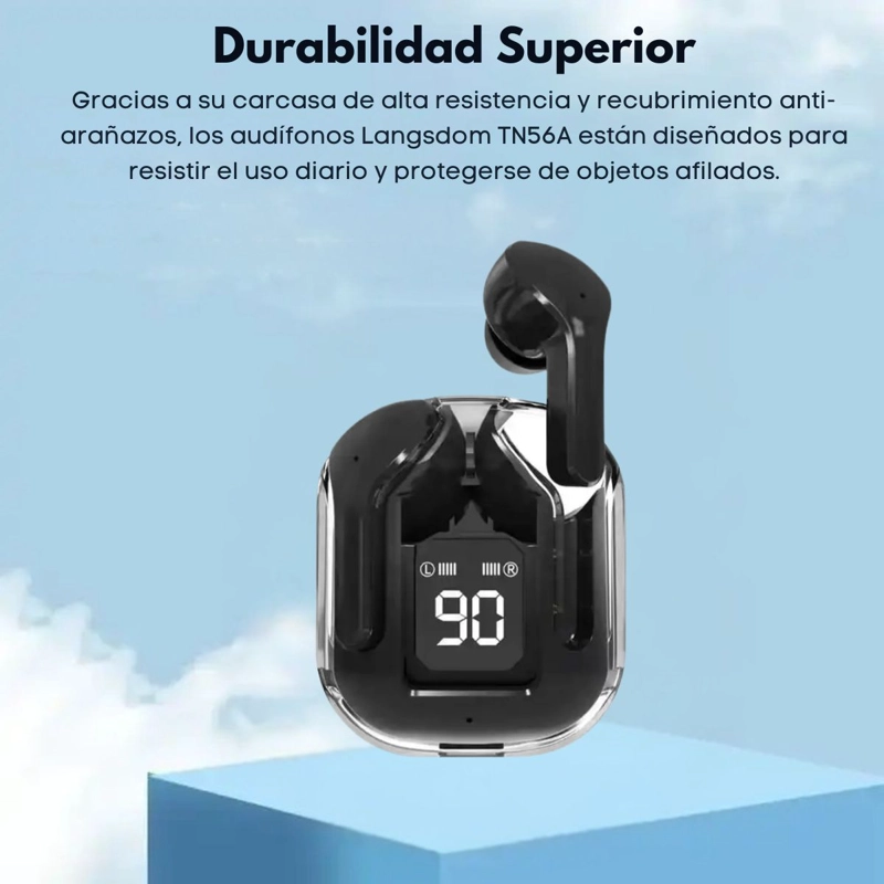 AUDIFONOS LANGSDOM TN56A TWS HIFI BLUETOOTH 5.3 MICROFONO - 7