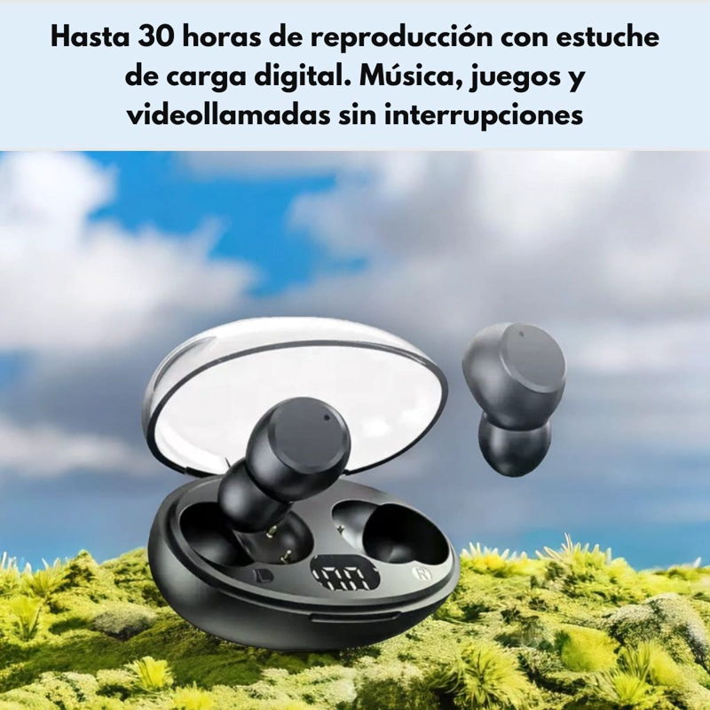 AUDIFONOS LANGSDOM TN58 BLUETOOTH TWS LED Y CARGA RAPIDA - 6