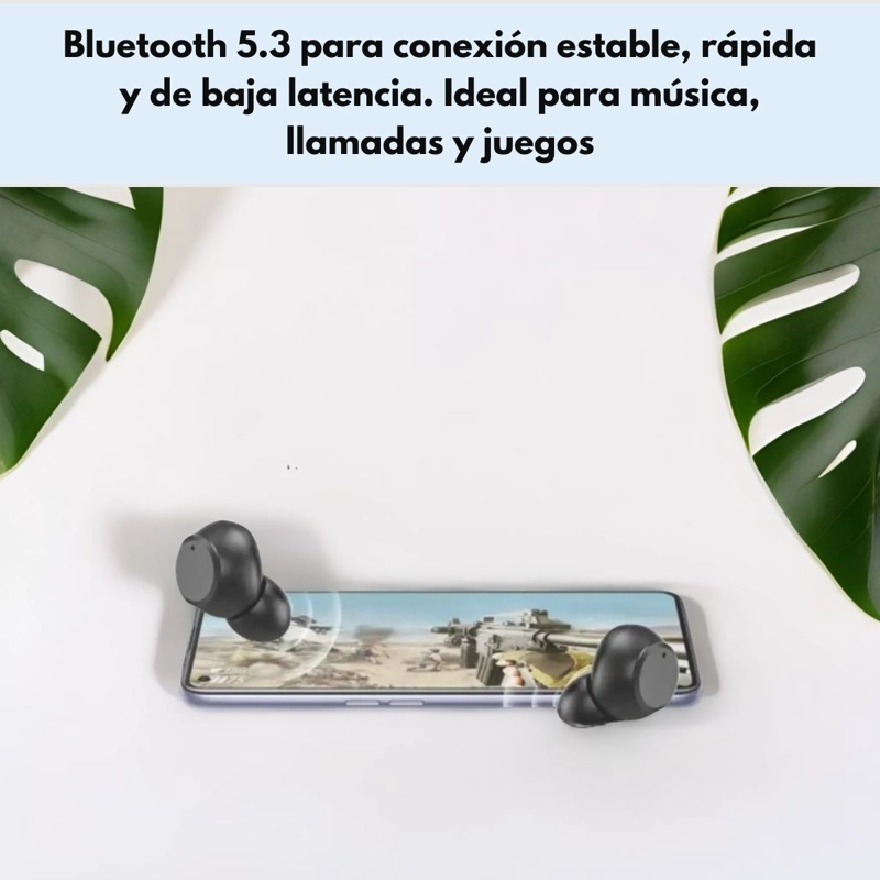 AUDIFONOS LANGSDOM TN58 BLUETOOTH TWS LED Y CARGA RAPIDA - 7