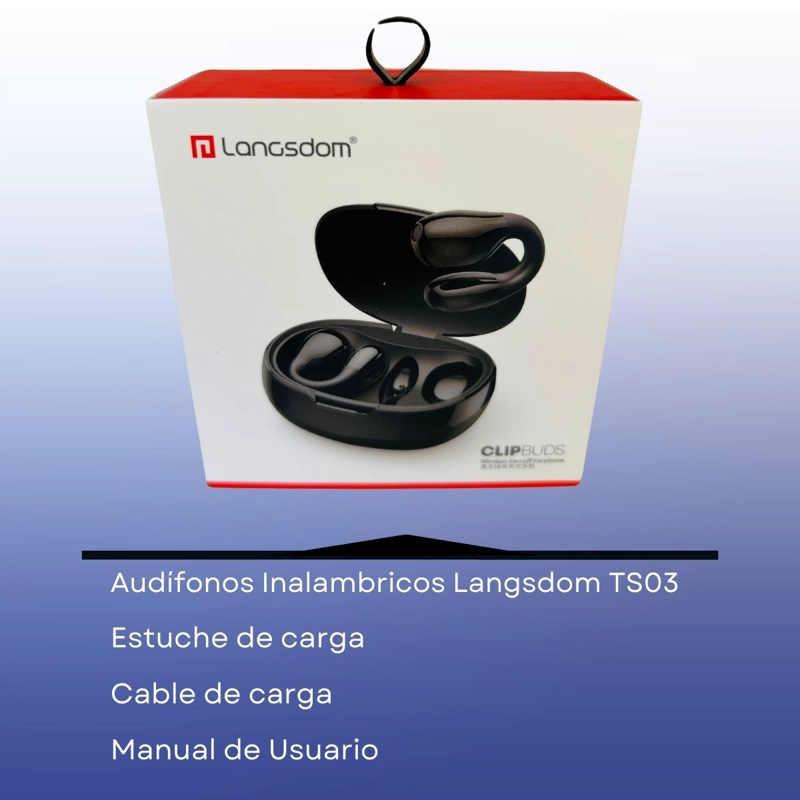 AUDIFONOS LANGSDOM TS03 BLUETOOTH TWS 3D ESTE REO MICROFONO - 9