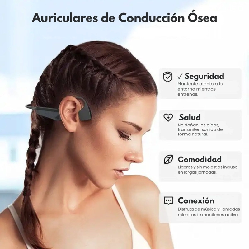 AUDIFONOS DEPORTIVOS CONDUCCION OSEA IPX-5 LANGSDOM BS17 - 6