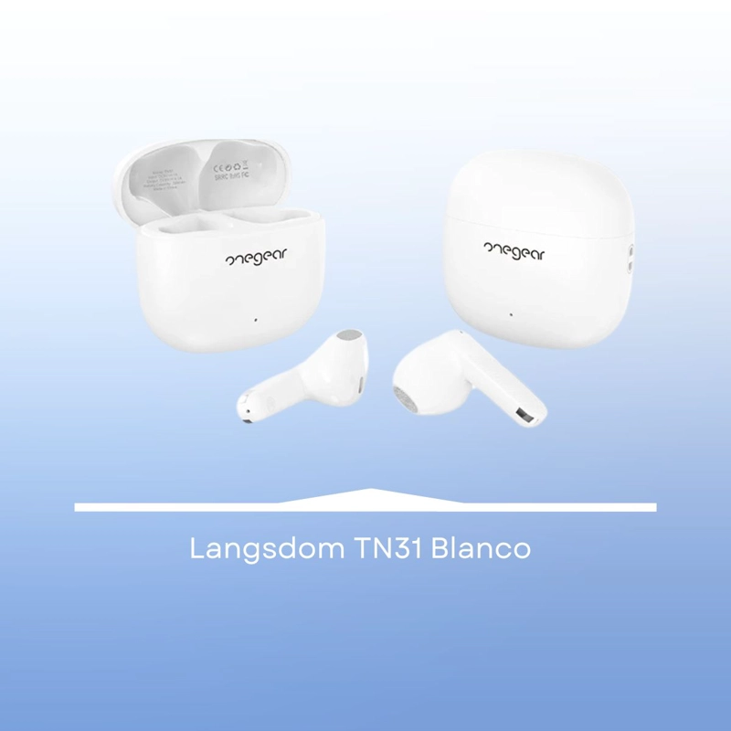 AUDIFONOS GAMING ENC IPX BAJA LATENCIA LANGSDOM TN31 BLANCO - 9