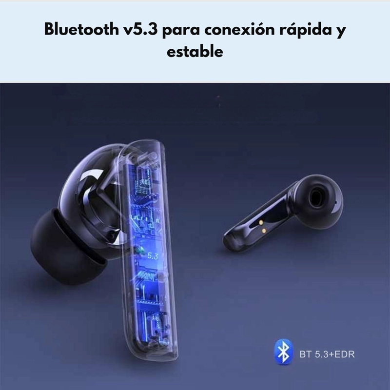 AUDIFONOS GAMING INALAMBRICOS ANC Y ENC IPX5 - LANGSDOM TA03 - 4