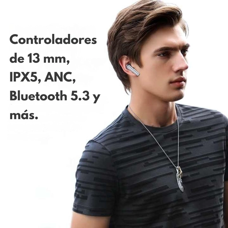 AUDIFONOS GAMING INALAMBRICOS ANC Y ENC IPX5 - LANGSDOM TA03 - 8