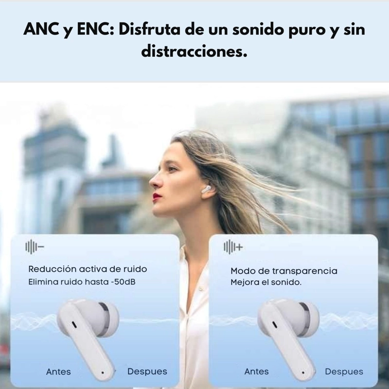 AUDIFONOS GAMING BLUETOOTH ANC Y ENC IPX5 - LANGSDOM TA08 - 3