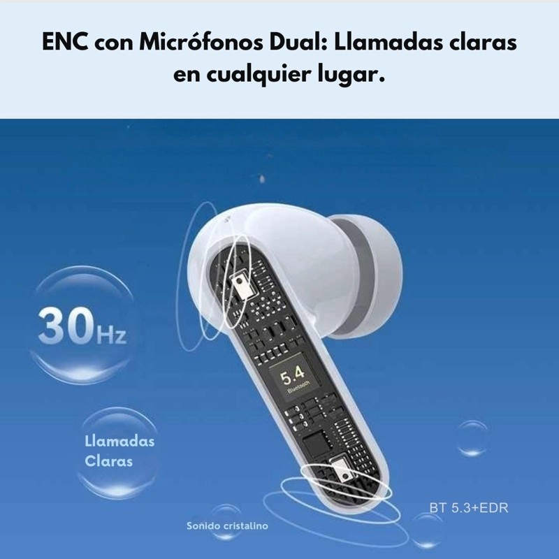 AUDIFONOS GAMING BLUETOOTH ANC Y ENC IPX5 - LANGSDOM TA08 - 5