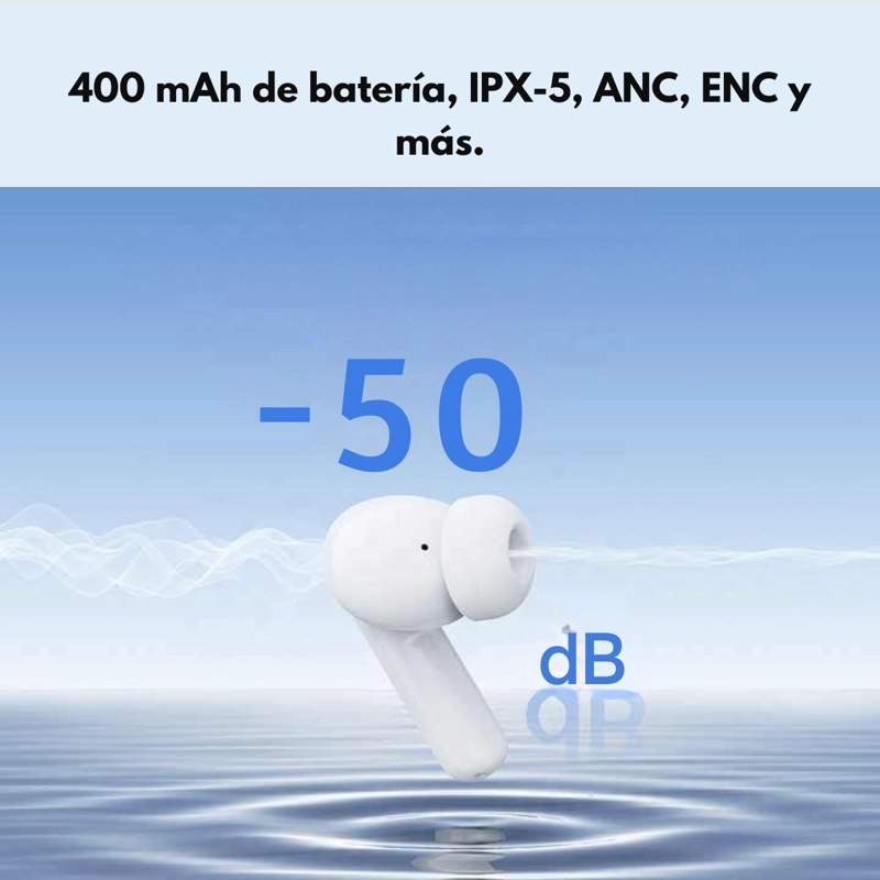 AUDIFONOS GAMING BLUETOOTH ANC Y ENC IPX5 - LANGSDOM TA08 - 8