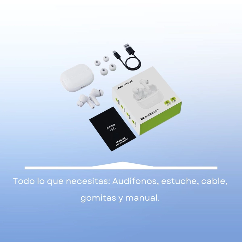 AUDIFONOS GAMING BLUETOOTH ANC Y ENC IPX5 - LANGSDOM TA08 - 9