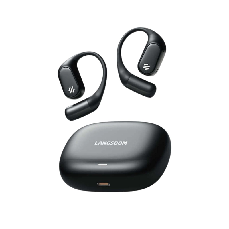 AUDIFONOS DEPORTIVOS BLUETOOTH IPX5 HIFI 36H LANGSDOM TE09 - 1