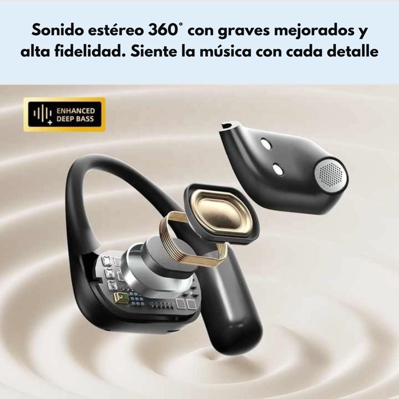 AUDIFONOS DEPORTIVOS BLUETOOTH IPX5 HIFI 36H LANGSDOM TE09 - 4
