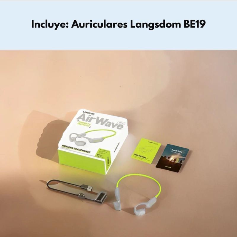 AUDIFONOS INALAMBRICOS DEPORTIVOS IPX-7 LANGSDOM BE19 - 9