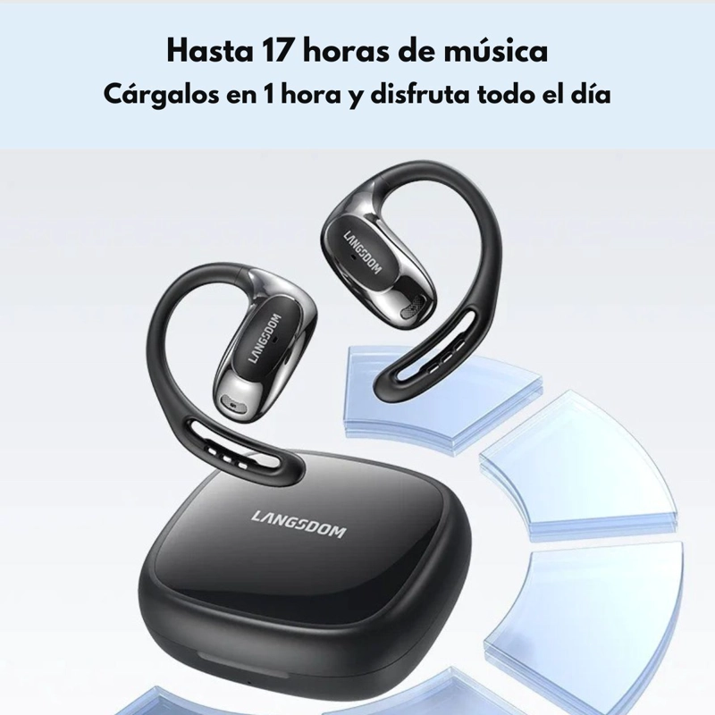 AUDIFONOS DEPORTIVOS INALAMBRICOS IPX 5 ENC LANGSDOM TE10 - 6