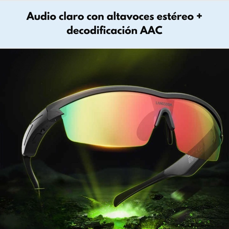 GAFAS DEPORTIVAS SONIDO Y MICROFONO LANGSDOM AIRNOVA BH01 - 5
