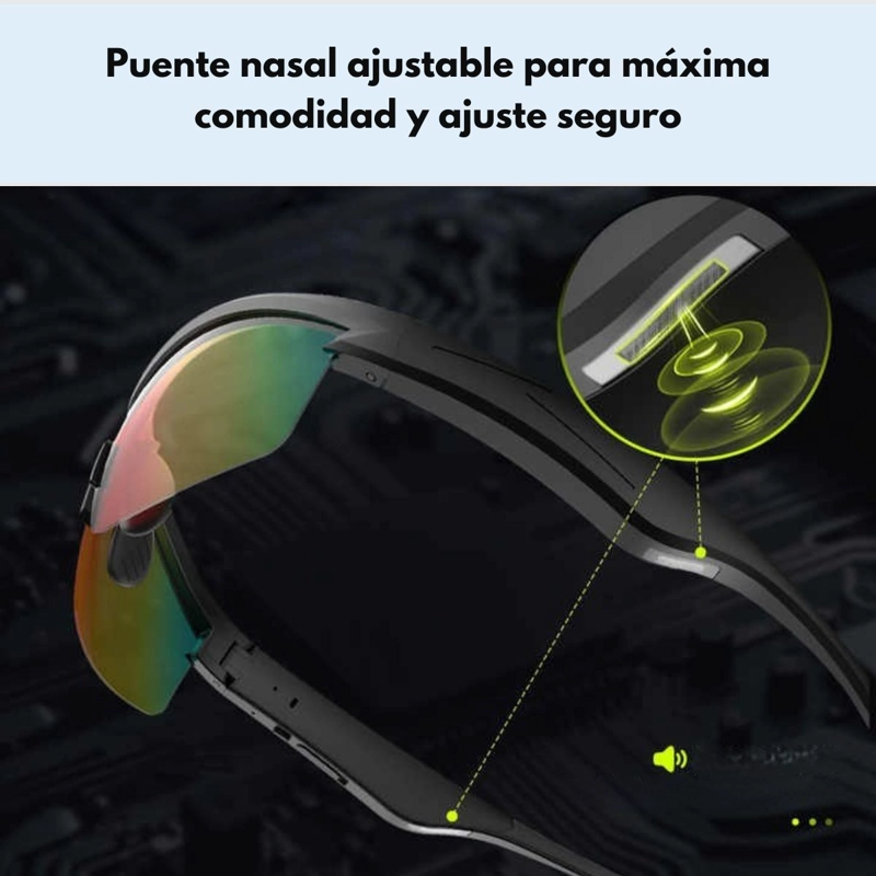 GAFAS DEPORTIVAS SONIDO Y MICROFONO LANGSDOM AIRNOVA BH01 - 6