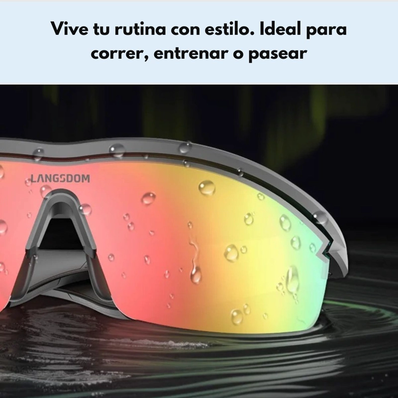 GAFAS DEPORTIVAS SONIDO Y MICROFONO LANGSDOM AIRNOVA BH01 - 7