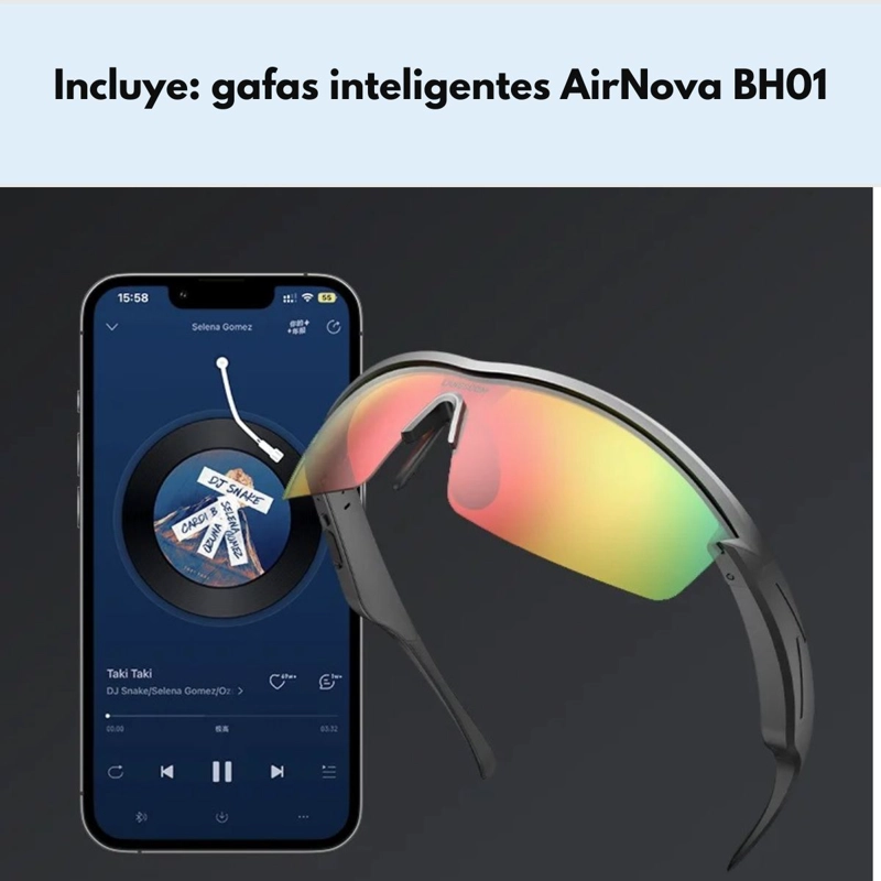 GAFAS DEPORTIVAS SONIDO Y MICROFONO LANGSDOM AIRNOVA BH01 - 9