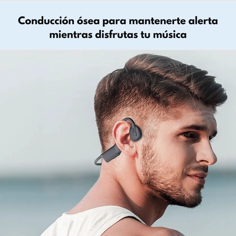 AUDIFONOS DEPORTIVOS CONDUCCION OSEA IPX5 8H LANGSDOM BE21 - 3